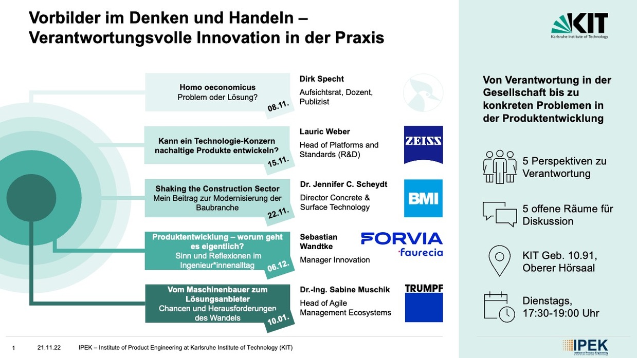 Übersicht Ringvorlesung